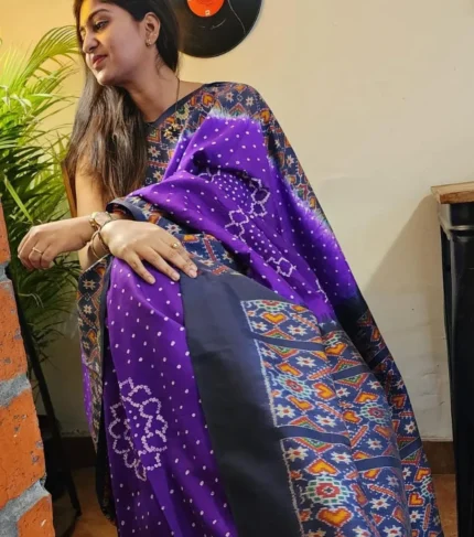 Bandini silk handloom saree