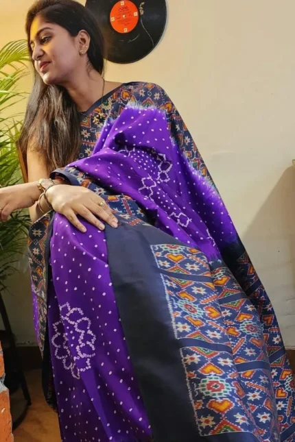 Bandini silk handloom saree
