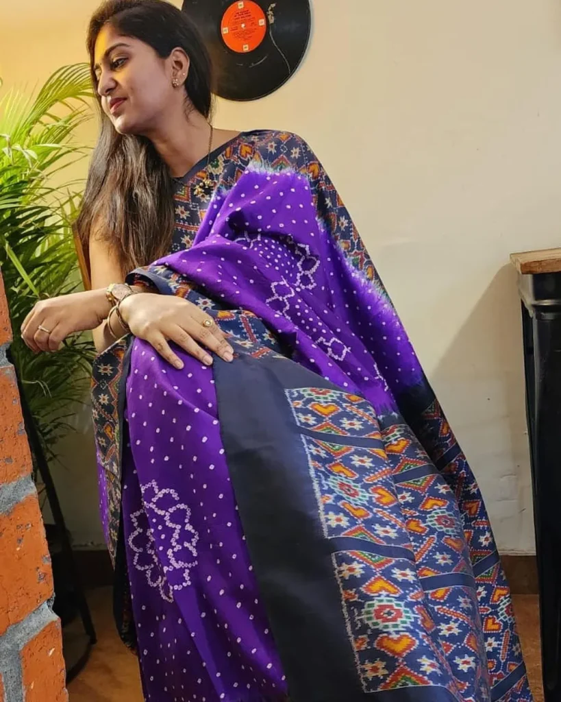 Bandini silk handloom saree